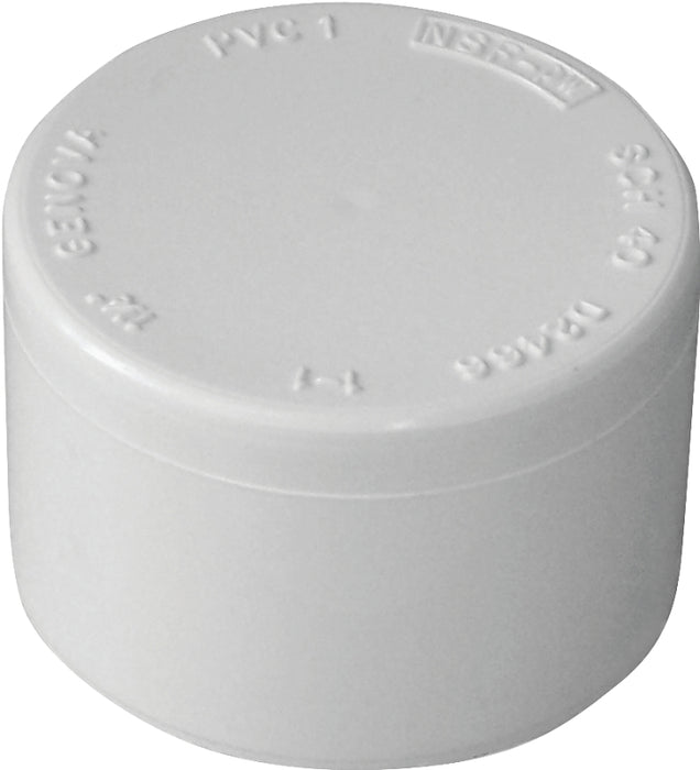 IPEX 435408 Pipe Cap, 3/4 in, Socket, PVC, SCH 40 Schedule