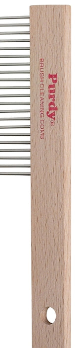 Purdy 144068010 Brush Comb, Wood Handle, Secure Handle