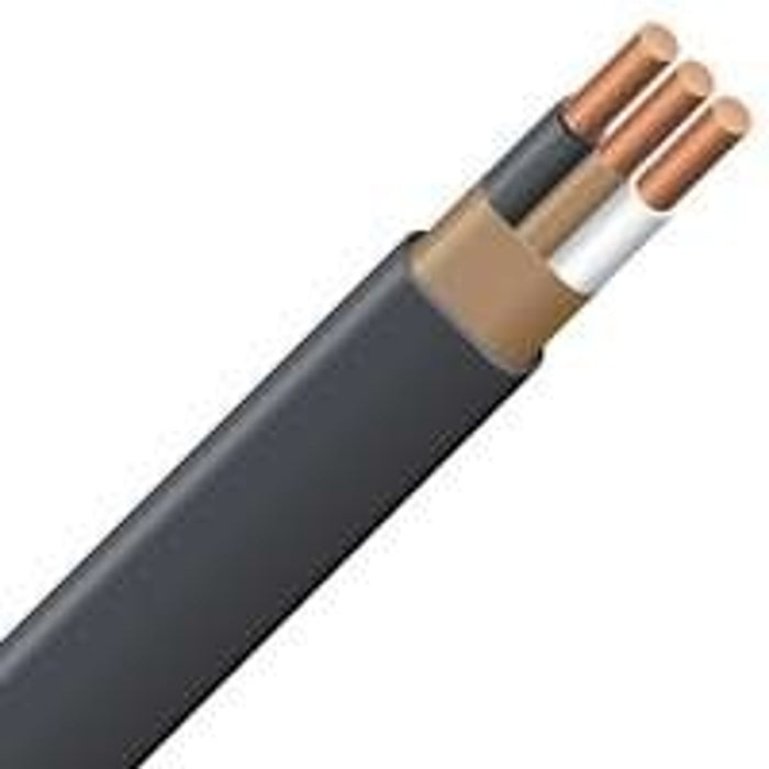 Southwire 8/2NM-WGX125 Sheathed Cable, 8 AWG Wire, 2 -Conductor, 125 ft L, Copper Conductor, PVC Insulation