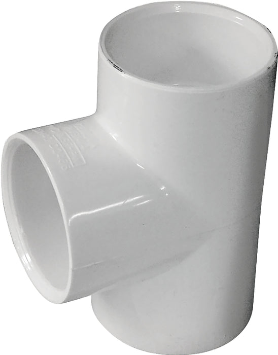 IPEX 435779 Pipe Tee, 1-1/2 in, Socket, PVC, White, SCH 40 Schedule, 150 psi Pressure