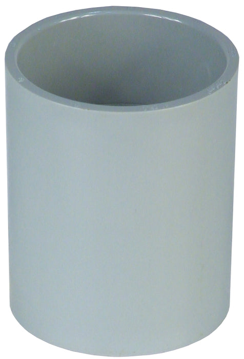 Carlon E940L Conduit Coupling, 3 in, 2.688 in ID x 3.406 in OD Dia, 3-19/32 in L, PVC, Gray