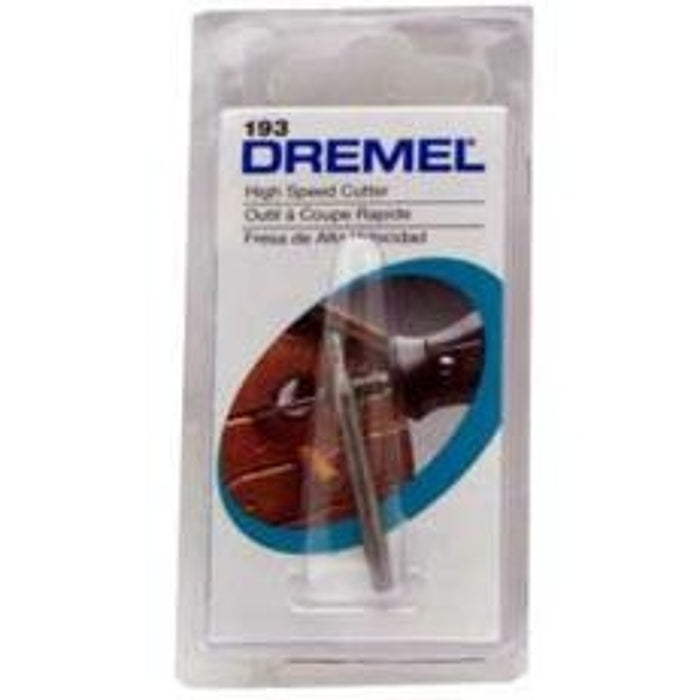 Dremel 193 Cutter, 5/64 in Dia, 1-1/2 in L, 1/8 in Dia Shank, HSS