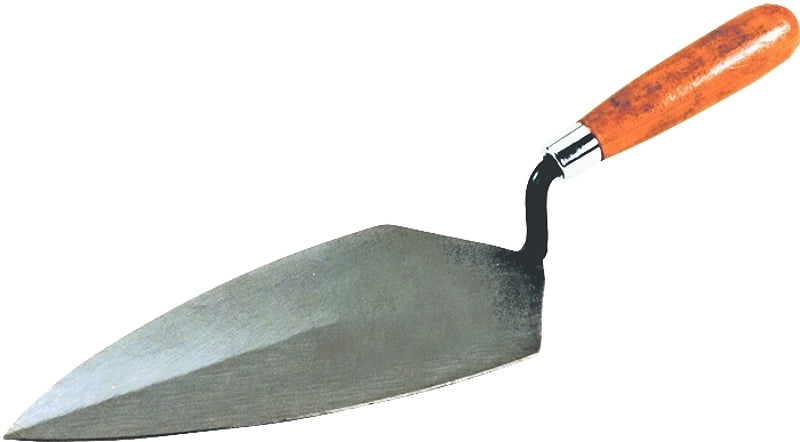 Marshalltown 96-3 Brick Trowel, 10 in L Blade, 5 in W Blade, Steel Blade, Hardwood Handle