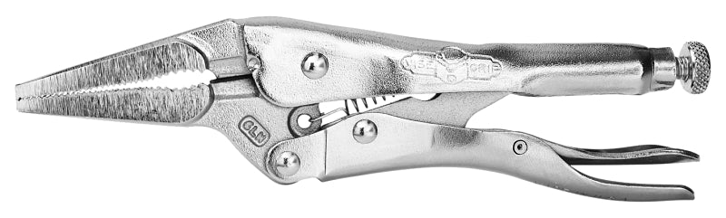 Irwin Original Series 1402L3 Locking Plier with Wire Cutter, 6 in OAL, 2 in Jaw Opening, Plain-Grip Handle, 2 in L Jaw