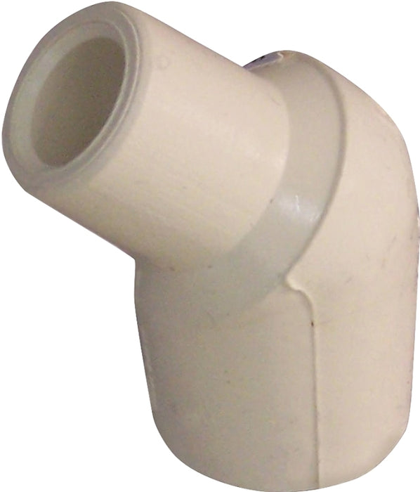 Nibco T00095D Street Pipe Elbow, 3/4 in, 45 deg Angle, CPVC, 40 Schedule