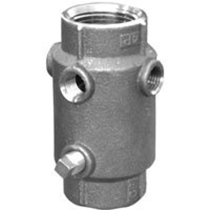 Simmons 602SB Check Valve, 1-1/4 in, FPT, 400 psi Pressure, Silicone Bronze Body