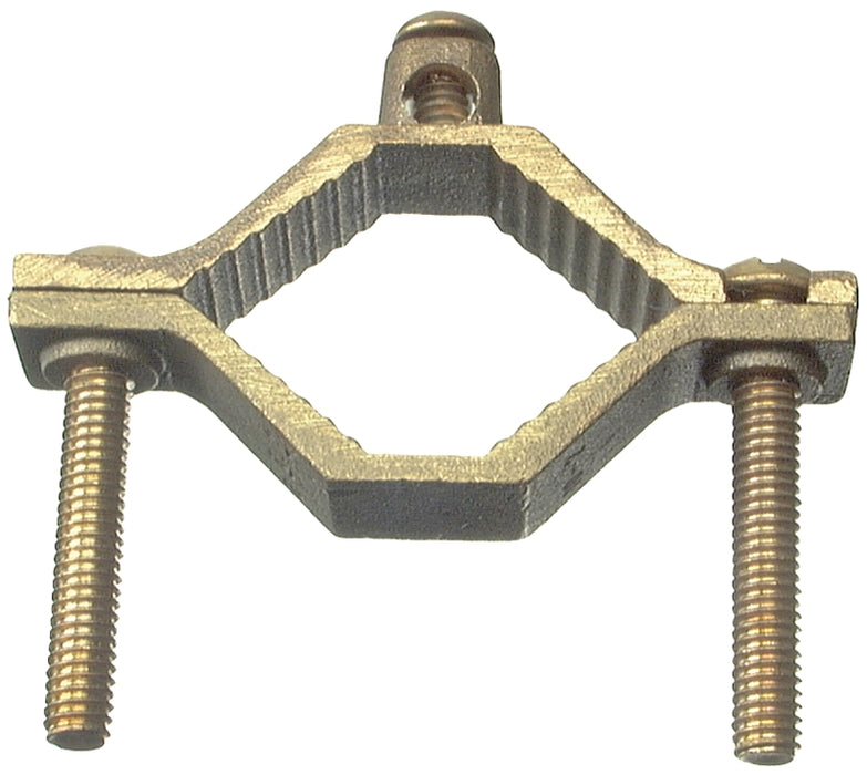 Halex 36020 Ground Clamp, 10 to 2 AWG Wire, Bronze