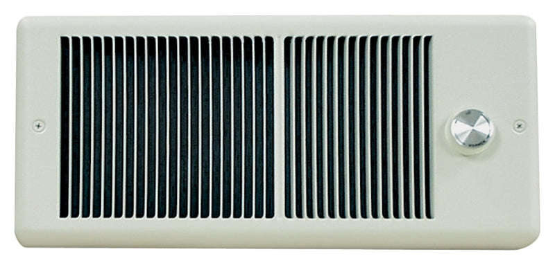 TPI HF4315TRPW Electric Bath Heater with Wall Box, 5.4/6.3 A, 208/240 V, 3840/5120 Btu, 70 cfm Air, White