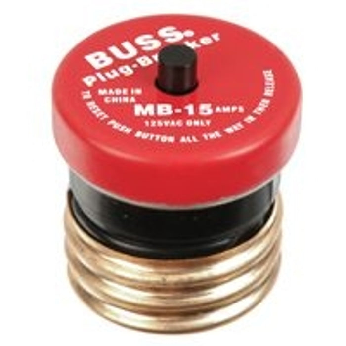 FUSE PLUG MINI BRKR RESETS 15A