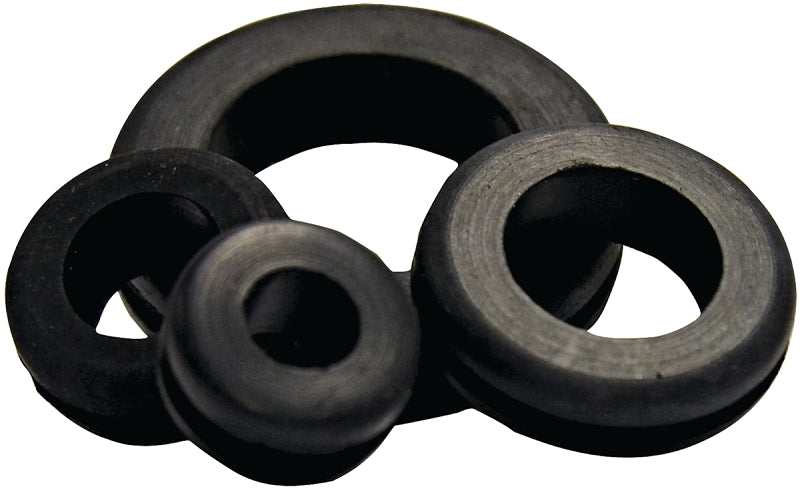 Gardner Bender GHG-1550 Hole Grommet, Vinyl, Black