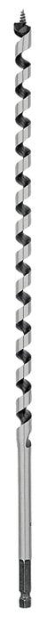 Irwin 3043005 Auger Drill Bit, 1/2 in Dia, 17 in OAL, Twist Flute, 1-Flute, 3/8 in Dia Shank, Quick-Change Impact Shank