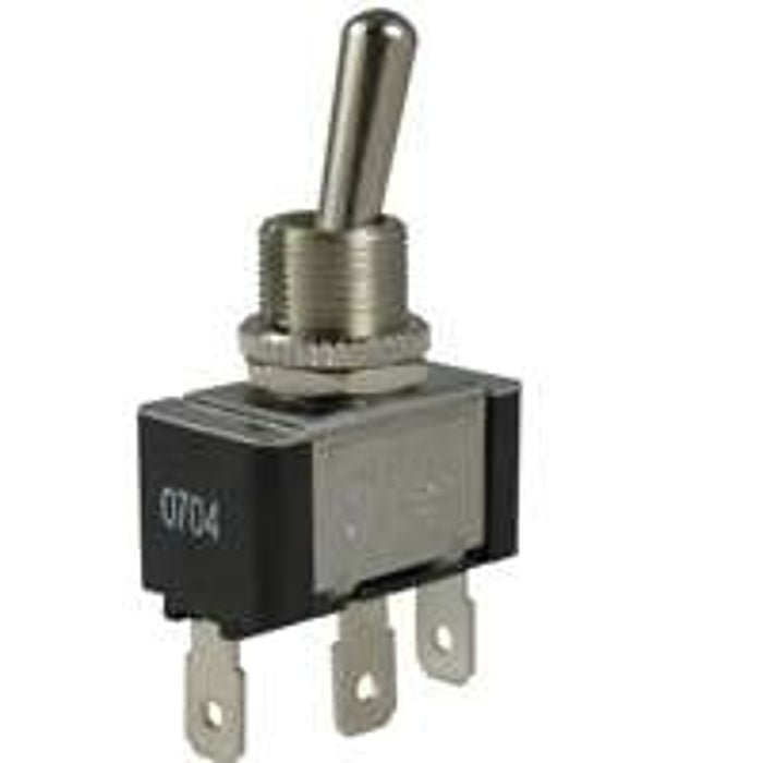 Gardner Bender GSW-120 Toggle Switch, 125/250 V, SPDT, Spade Terminal, Phenolic Plastic Housing Material, Black