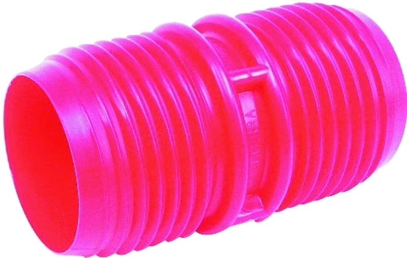 US Hardware RV-380B Hose Coupler, 3 in ID, Male Thread, Plastic, Red