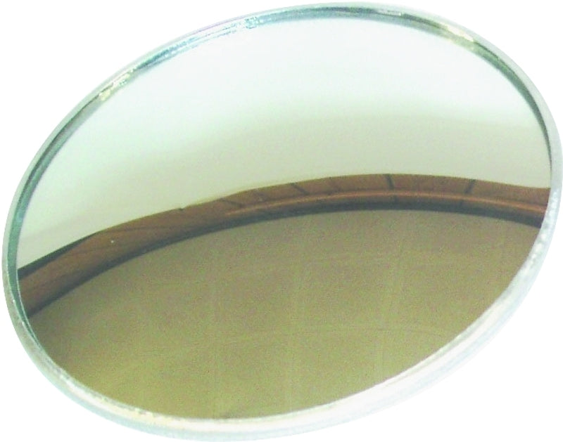 US Hardware RV-610C Convex Driving Mirror, Round, Metal Frame