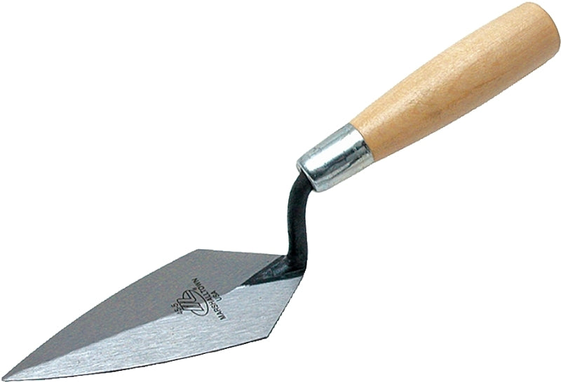 Marshalltown 45 5 Pointing Trowel, 5 in L Blade, 2-1/4 in W Blade, HCS Blade, Hardwood Handle