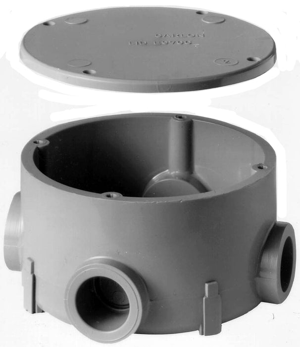 Carlon E970CD-CTN Conduit Body, PVC, Gray