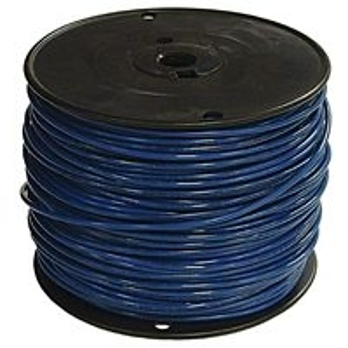 Southwire 14BLUE-STRX500 Building Wire, Blue Sheath, 14 AWG Wire, 1-Conductor, 500 ft L, Blue Sheath