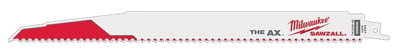 Milwaukee 48-00-5027 Reciprocating Saw Blade, Applicable Materials: Nail-Embedded Wood, 1 in W, 12 in L, 5 TPI