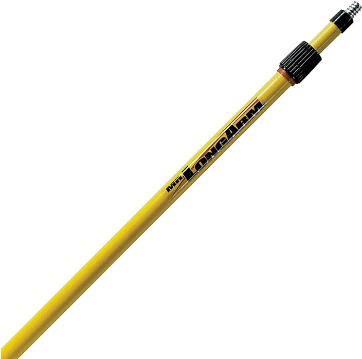 Mr. LongArm Pro-Pole 6248 Extension Pole, 1-1/4 in Dia, 4.1 to 7-1/2 ft L, Fiberglass/Rubber, Fiberglass Handle