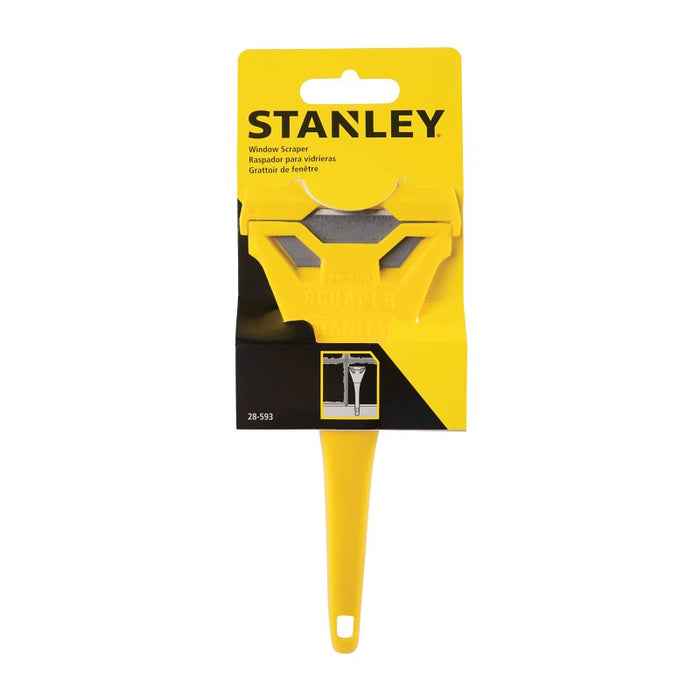 STANLEY 28-593 Window Scraper, 3/4 in L Blade, 2-7/16 in W Blade, Steel Blade, Plastic Handle