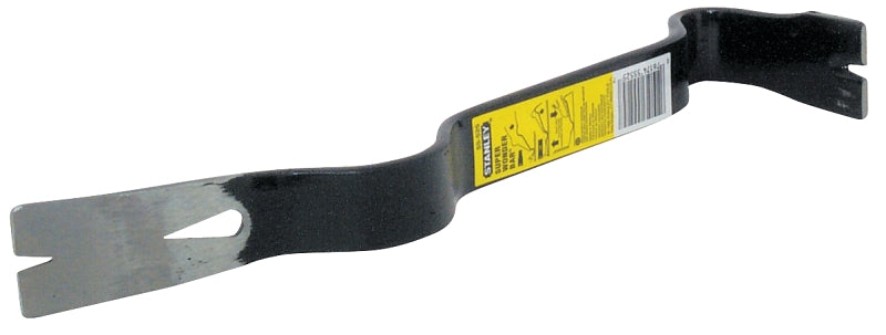 STANLEY 55-525 Pry Bar, 15 in L, Beveled Tip, 1-3/4 in Claw Blade Width 1, 1-3/4 in Claw Blade Width 2 Tip, HCS