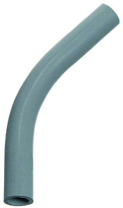 Carlon UA7AHR-CTN Elbow, 1-1/2 in Trade Size, 45 deg Angle, SCH 40 Schedule Rating, PVC, Plain End, Gray