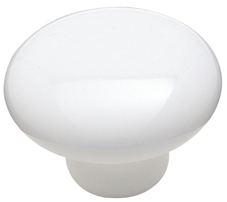 Amerock Allison Value Series 217WHT Cabinet Knob, 11/16 in Projection, Ceramic