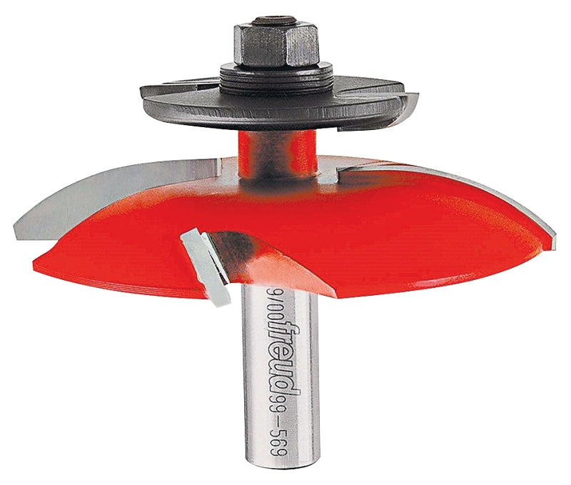 Freud 99-569 Router Bit, 3 in OAL, 1/2 in Dia Shank, For: Table-Mounted Portable Routers