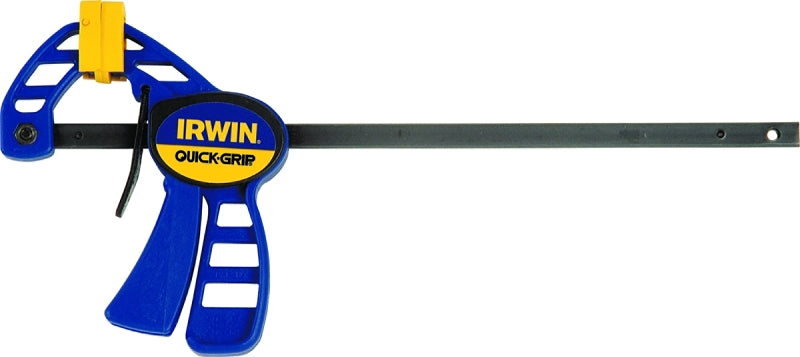 Irwin 1964746 Bar Clamp, 4-1/4 in Max Opening Size, 1-3/16 in D Throat, Plastic Resin/Steel Body