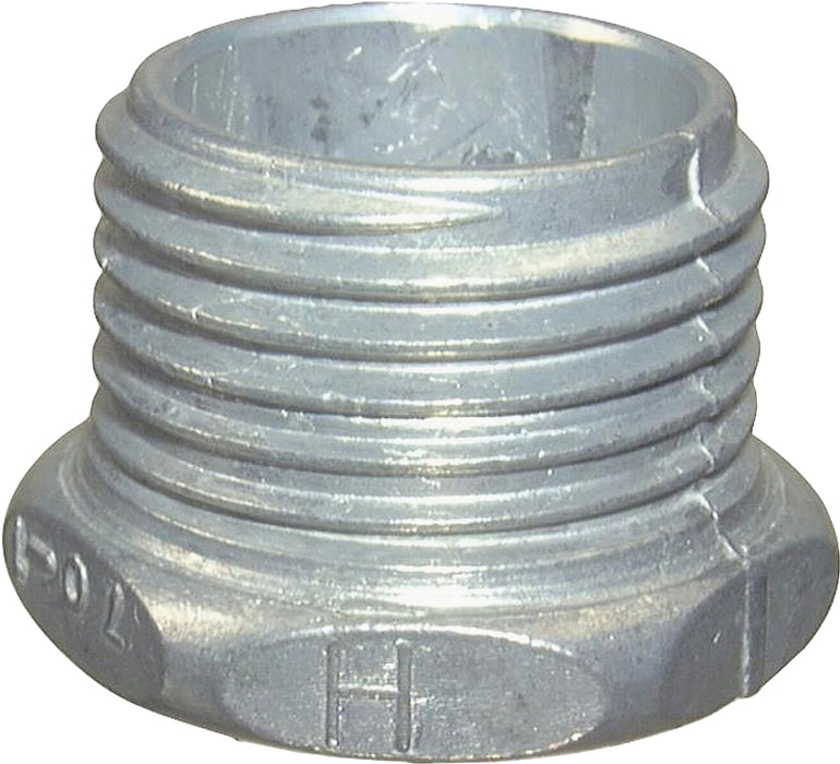 Halex 07015 Conduit Chase Nipple, Zinc