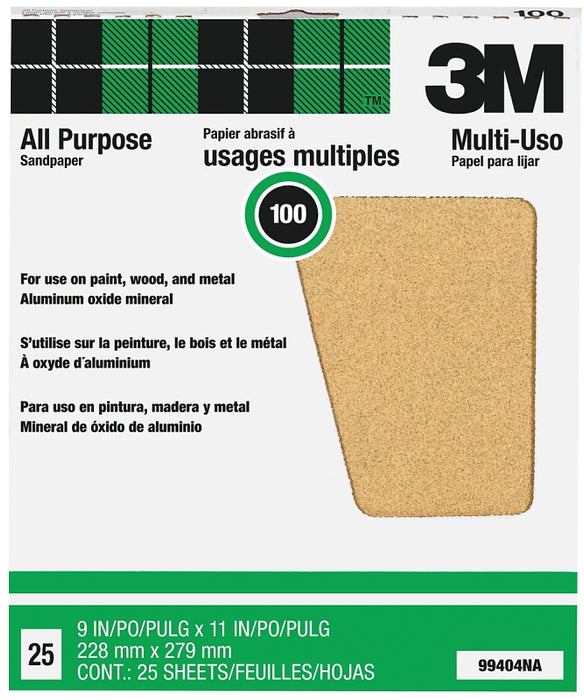 Sandpaper Al Oxide 9x11in 100c