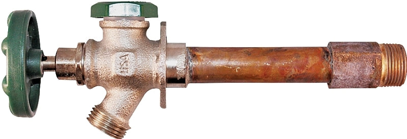 Arrowhead Brass QuickTurn 425-10LF Anti-Siphon Frost-Free Wall Hydrant, 1/2, 3/4 x 3/4 in Connection, FIP/MIP x Hose