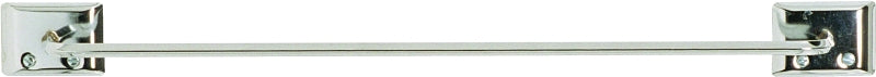 Decko 38110 Towel Bar, 18 in L Rod, Steel, Chrome, Surface