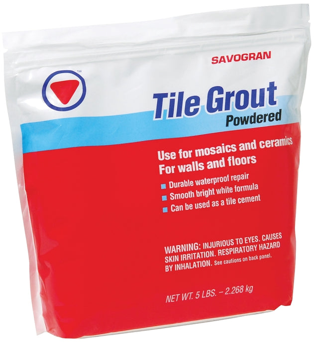 Savogran 12842 Powdered Tile Grout, Off-White, 5 lb