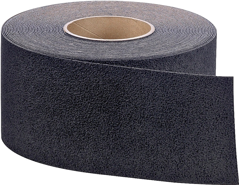 3M Safety-Walk 7738 Tread, 60 ft L, 4 in W, Vinyl Backing, Black