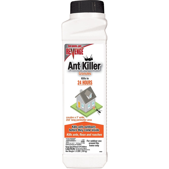 Bonide REVENGE 45602 Ant Killer, Granular, 1.5 lb Bottle