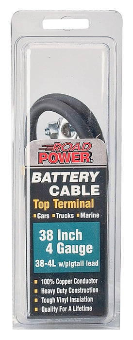 CCI Maximum Energy 38-4 Battery Cable, 4 AWG Wire, Black Sheath