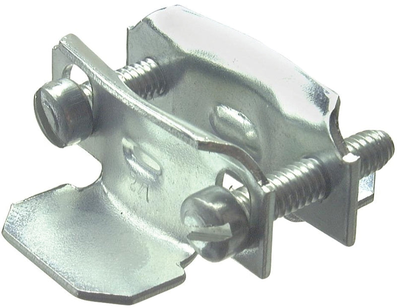 Halex 26512 Clamp Connector, 3/4 to 1 in, Steel, Galvanized