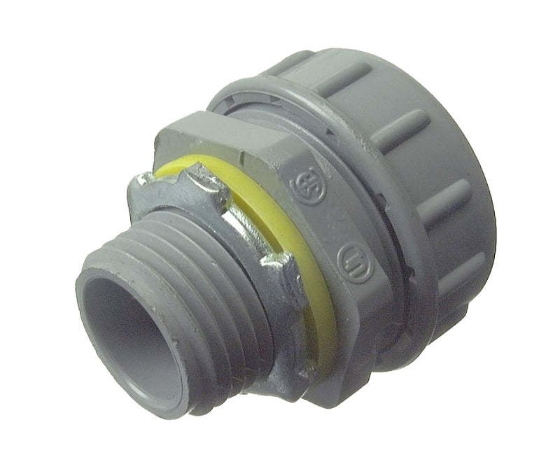 Halex 27622 Conduit Connector, 3/4 in, PVC