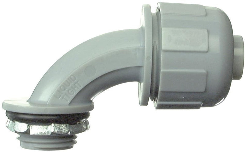 Halex 27692 Quick-Set Connector, 3/4 in Compression, 2.79 in L, PVC, Gray