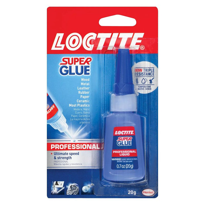 Loctite 1365882 Super Glue, Liquid, Irritating, Clear, 20 g Bottle