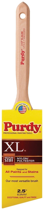 Purdy XL Glide 152325 Trim Brush, Nylon/Polyester Bristle, Fluted Handle