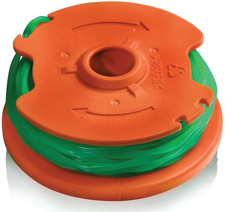 Worx WA0014 Spool and Line, 0.080 in Dia, 20 ft L, Co-Polymer Nylon Resin, Green