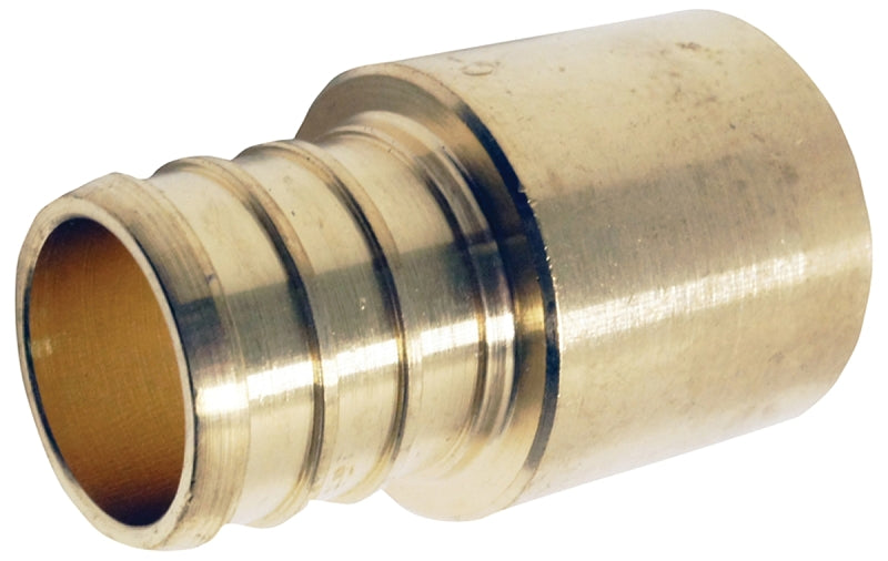 Apollo APXMSA11 Pipe Adapter, 1 in, PEX x Male Solder, Brass, 200 psi Pressure