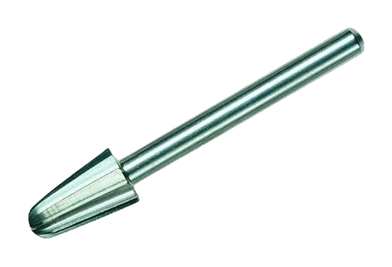 Dremel 26150117AC Cutter, Conical Point, 1/4 in Dia, 1-1/2 in L, 1/8 in Dia Shank, HSS