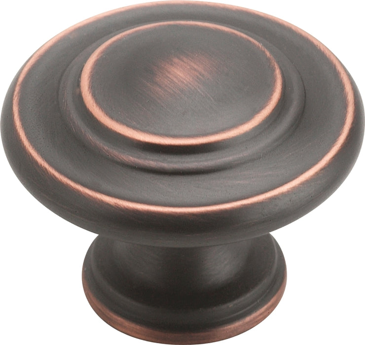 Amerock TEN1586ORB Cabinet Knob, 1 in Projection, Zinc, Oil-Rubbed Bronze