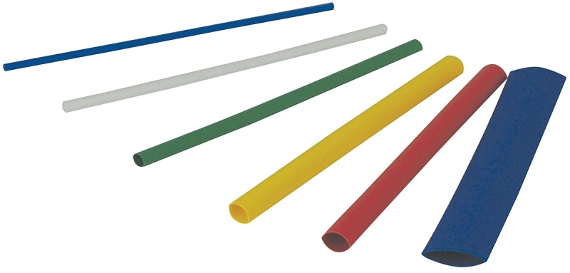 Gardner Bender HST-ASTA Heat Shrink Tubing, 1/4 in Expanded, 1/8 in Recovered Dia, 4 in L, Polyolefin