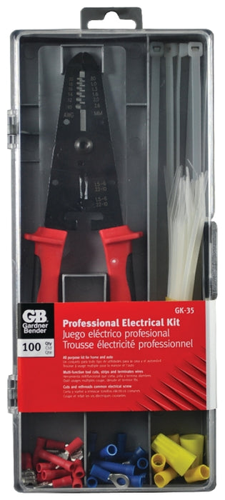 Gardner Bender GK-35 Terminal and Crimping Tool Kit, 22 to 18 AWG Wire