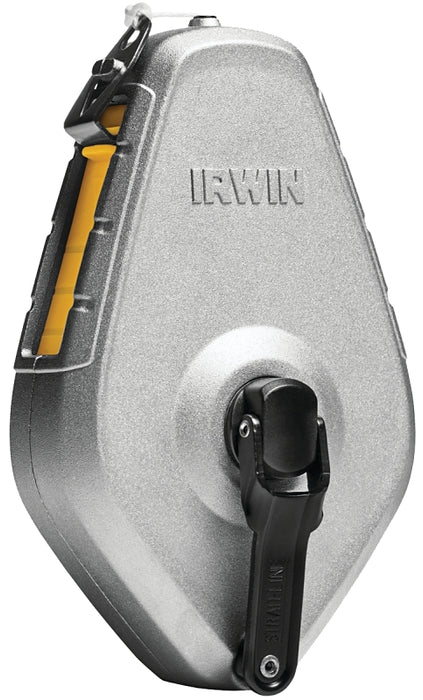 Irwin Strait-Line Classic Series IWHT48441 Chalk Reel, 100 ft L Line, 1:1 Gear Ratio