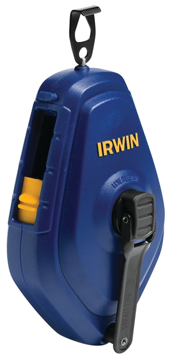 Irwin 1932874 Chalk Reel, 8 oz Chalk Capacity, 100 ft L Line, 3:1 Gear Ratio